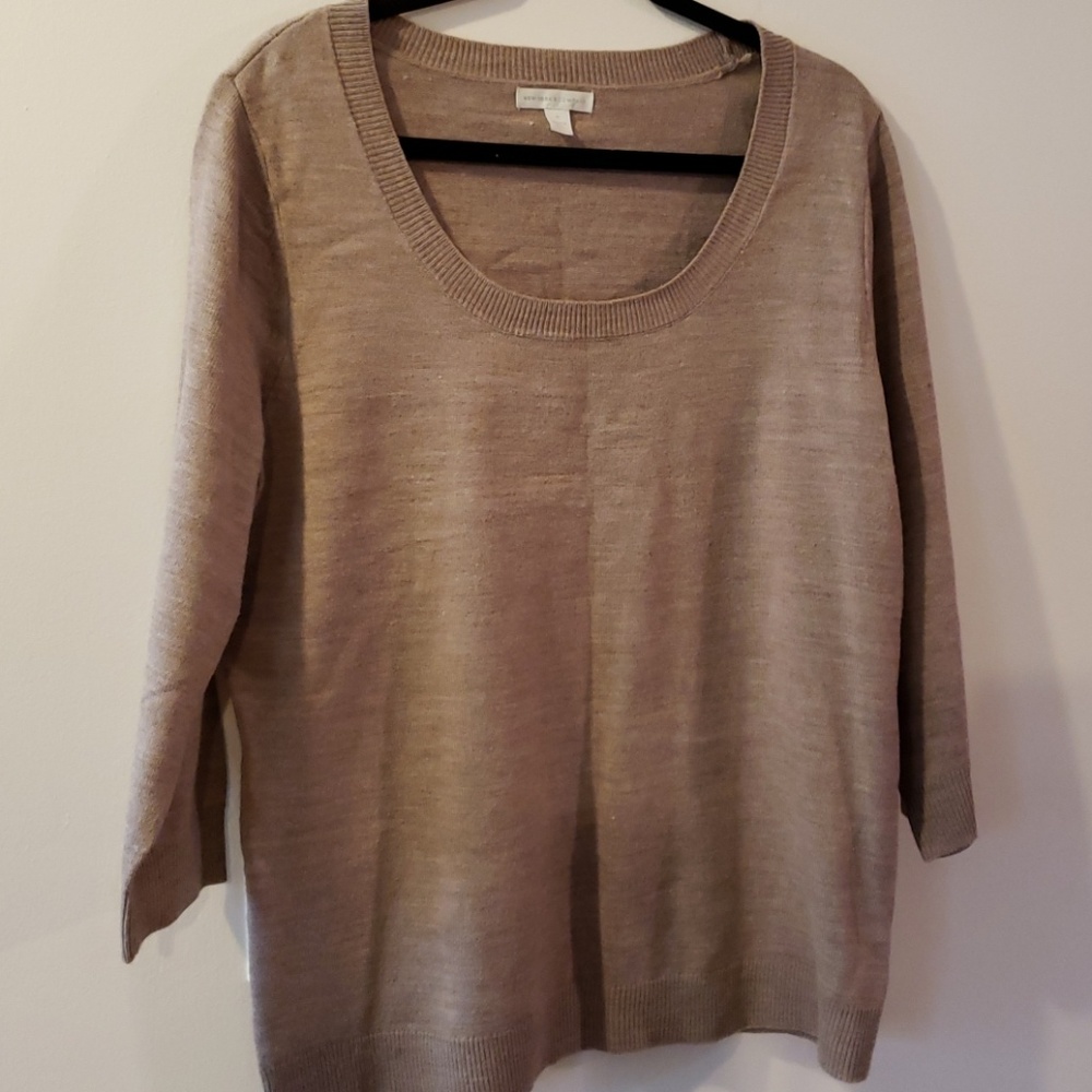 3/4 sleeve sweater